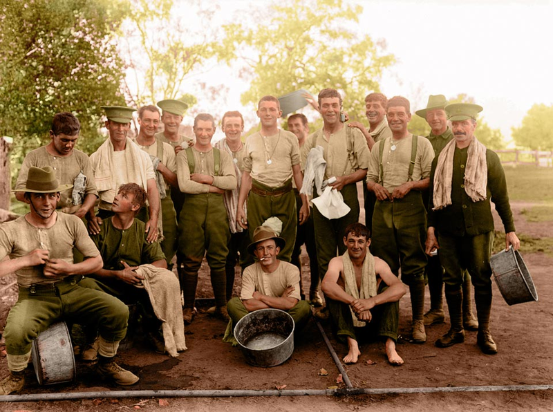 Illustration for article titled La Primera Guerra Mundial parece más cercana en fotos coloreadas